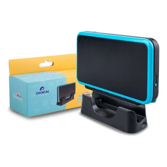 Base Suporte Carregador Para Nintendo New 2ds Xl + Cabo Usb