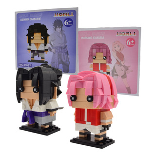Bloque Armable Sakura Haruno Sasuke Uchiha Naruto Shippuden Bloque Armable Sakura Haruno Sasuke Uchiha Naruto Shippuden