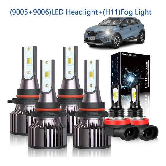 Kit De Foco Led Para Honda Civic 2006-2015 9005 9006 H11
