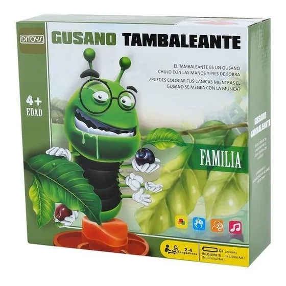 Gusano Tambaleante Juego De Mesa Ditoys - Sharif Express 