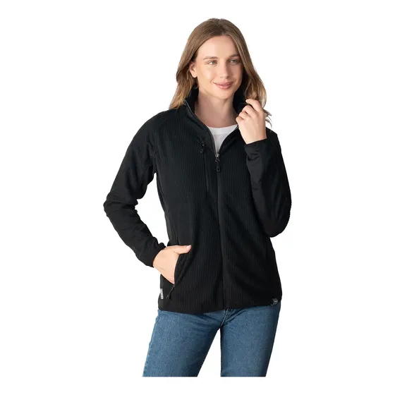 Chaqueta Polar Mujer Hybrid-shell | Micropolar Outdoor Técnico, Liviano, Respirable, Trekking, Cierres Ykk® Coihue Lenga®