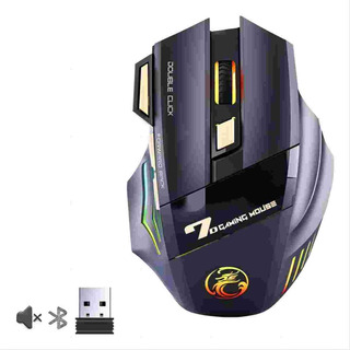 Mouse Gamer 7 Botones Inalámbrico Luz Rgb 3200dpi Recargable Mouse Gamer 7 Botones Inalámbrico Luz Rgb 3200dpi Recargable