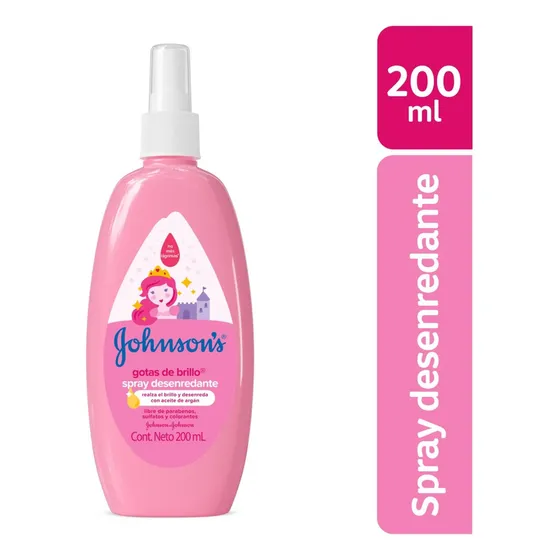 Spray Para Peinar Johnsons Baby Gotas Brillo X 200ml