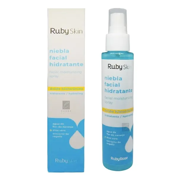 Ruby Rose Skin Niebla Facial Bruma Hidratante Ac Hialuronico