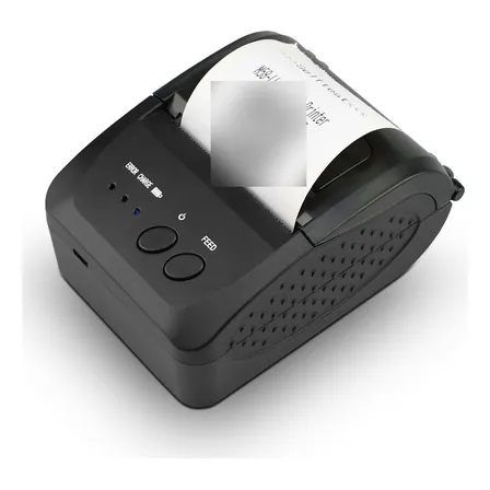 Impresora Térmica Bluetooth Recargable 58mm + Papel