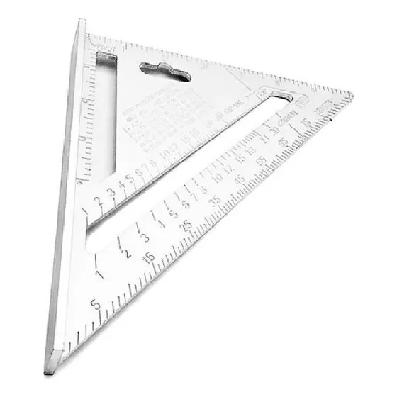 Escuadra De Medición Rápida De Aluminio Macizo Carpintería