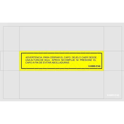 Calcomania Precaución Cara E Vaca Hyundai Getz