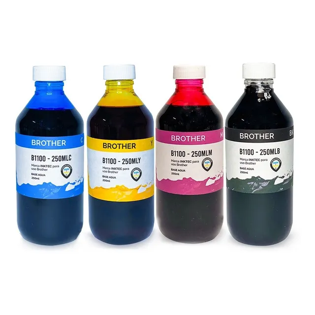 Kit 4 Tintas Genericas Inktec Para Dcp J100 T310 250 Ml. C/u