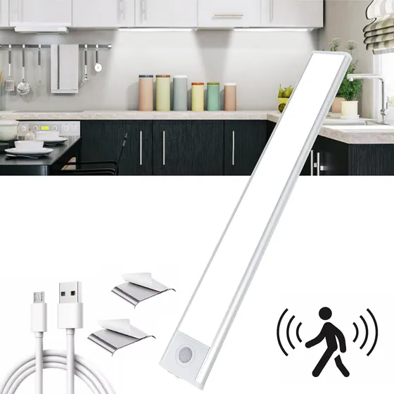 Lâmpada Luminária Led Barra C/sensor Cozinha Armário 40cm