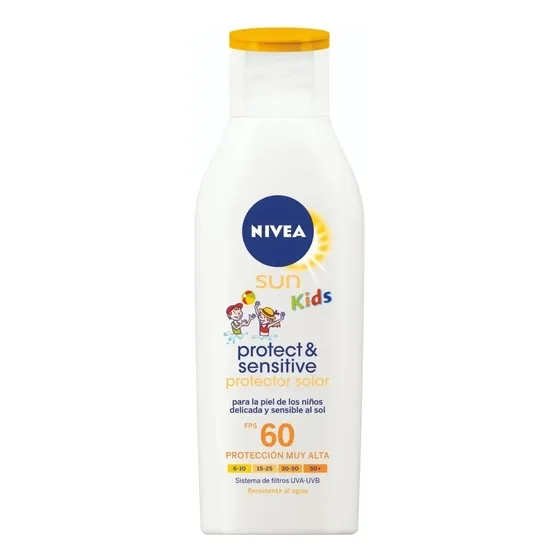 Protector solar infantil Nivea  Sun Kids Protect & Sensitive 60FPS  200mL