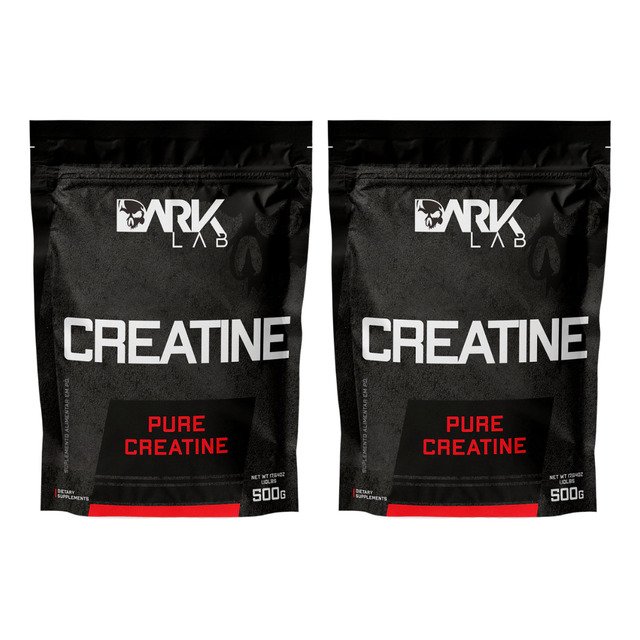Kit 2x Creatina Monohidratada Pura 500g Dark Lab Kit 2x Creatina Monohidratada Pura 500g Dark Lab
