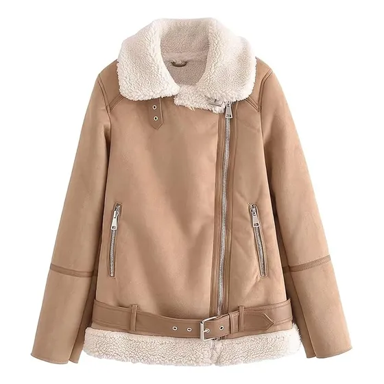 Campera Gamulan Cuero Corderito Calidad Premium