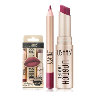 .. Set De Delineador De Labios + Lápiz Labial Mate .. Set De Delineador De Labios + Lápiz Labial Mate