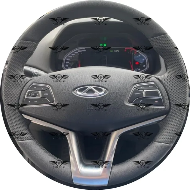 Capa De Volante Costurada Tiggo 5 Em Sintético 