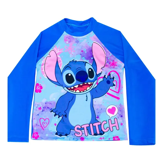 Playera Protectora De Stitch Azul