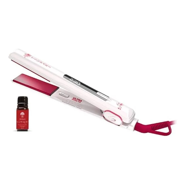 Planchita Gama Starlight Digital Iht 4d Tsubaki Color Rojo/negro