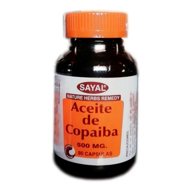 Aceite De Copaiba Sayal 500mg X 90 Caps
