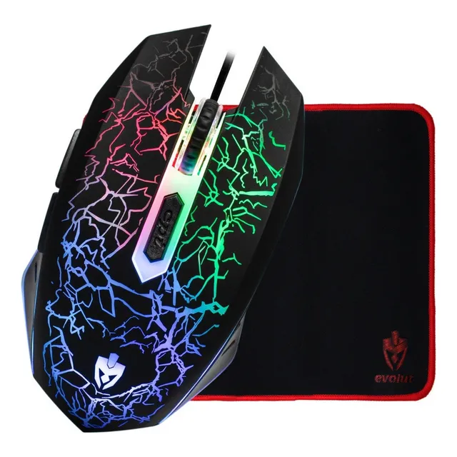 Mouse Gamer Barato + Mouse Pad Gamer Speed 250x210mm Brinde