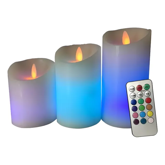 Velas Led Con Temporizador, Velas Sin Llama Control Remoto