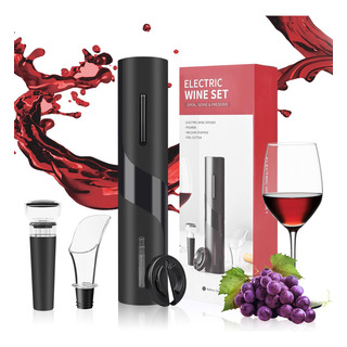 Juego De Abridor De Vino Eléctrico Automático Sacacorchos Juego De Abridor De Vino Eléctrico Automático Sacacorchos
