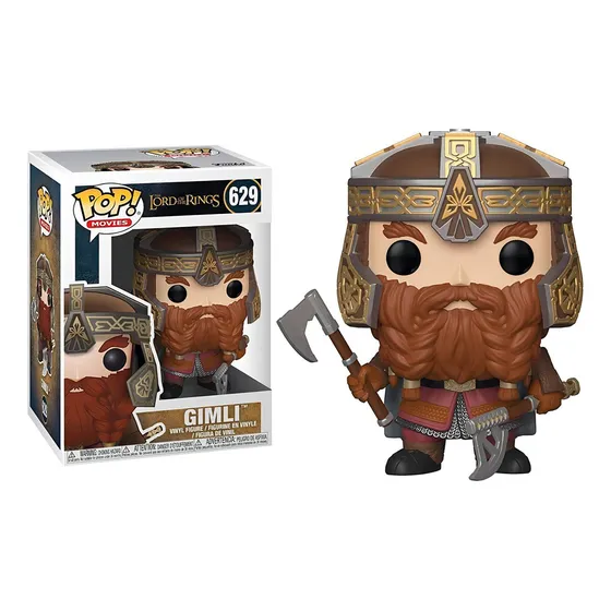 Boneco Funko Pop Movies Gimli O Senhor Dos Anéis #629