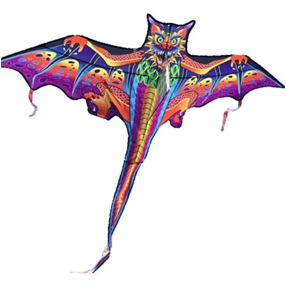 Cometa Nylon Dragon 3d Pterosaurio 160cm Roja