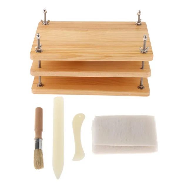 Wf Kit De Encuadernación Artesanal, Herramienta 3 Capas