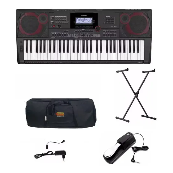 Teclado Casio Ct X5000 Kit Gold