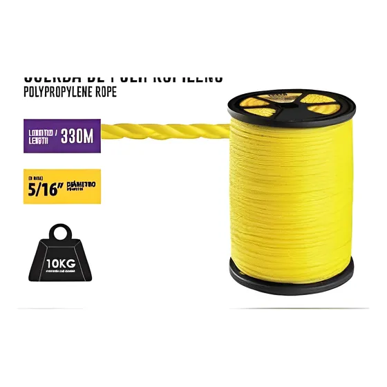 Cuerda De Polipropileno Zasc 8mm X 330m-alta Resistencia