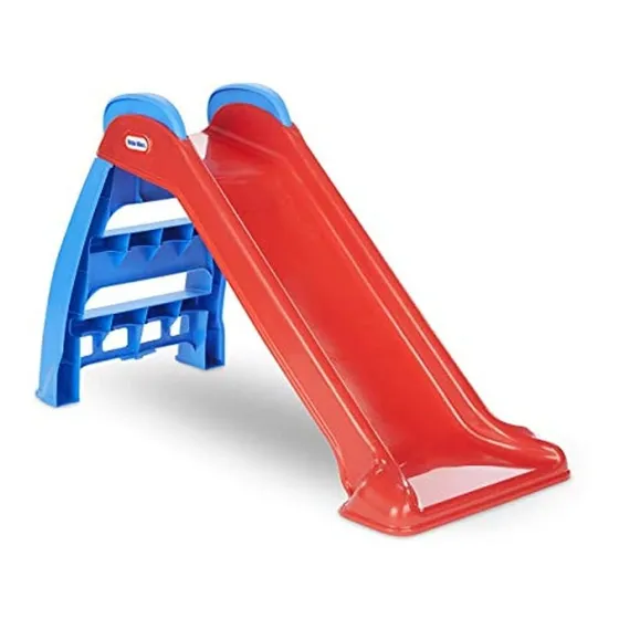 Resbaladero Tobogan Pequeño Rojo Y Azul Para Niños