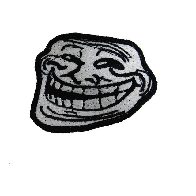 Patch Meme Trollface Bordado