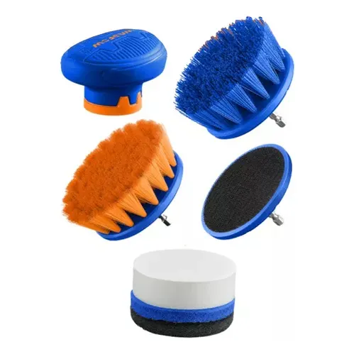 Kit De Cepillos De Limpieza De Tapiceria Para Taladro 7pzs