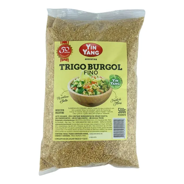 Trigo Burgol Fino Yin Yang X 500 Gr