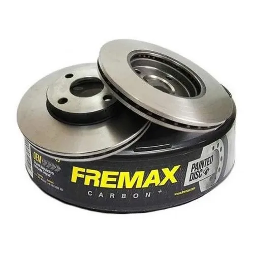 Par De Disco Freio Dianteiro Onix Plus 1.0 2021 Turbo Fremax