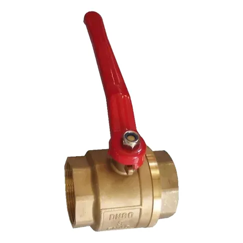Valvula Bola Bronce Pes Con Rojo 4 Aquaplus