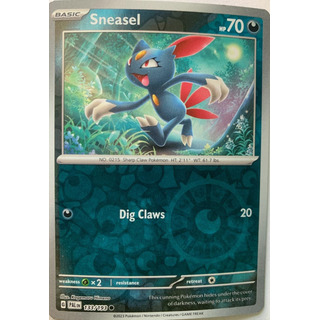 Pokémon Tcg Sneasel 133/193 Reverse Pokémon Tcg Sneasel 133/193 Reverse