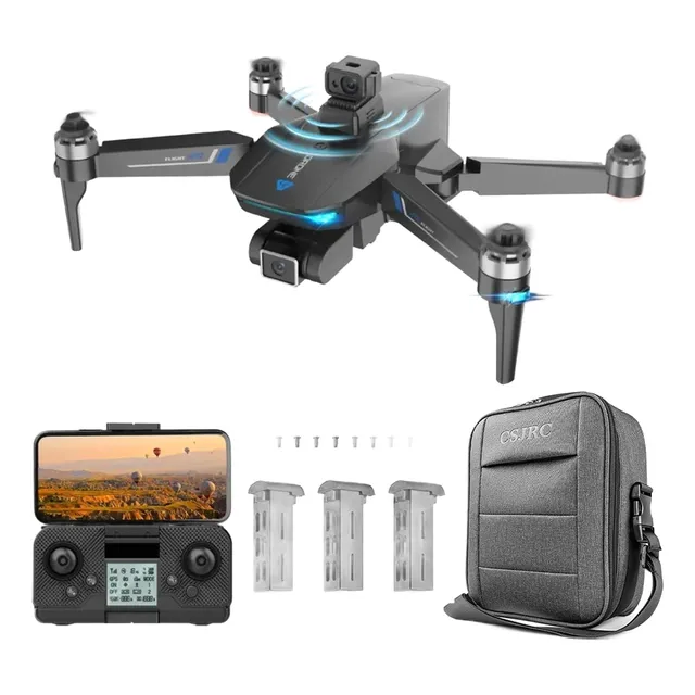 Drone Toysky S189 Max 4k 5ghz Gps Fpv Sensor - 3 Baterias