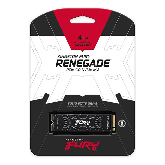 Unidad Ssd M.2 Kingston 4tb Fury Renegade - Pcie 4.0 2280 Negro