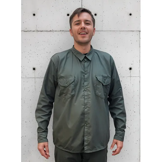Camisa Primera Calidad Ropa De Trabajo Gabardina Unisex