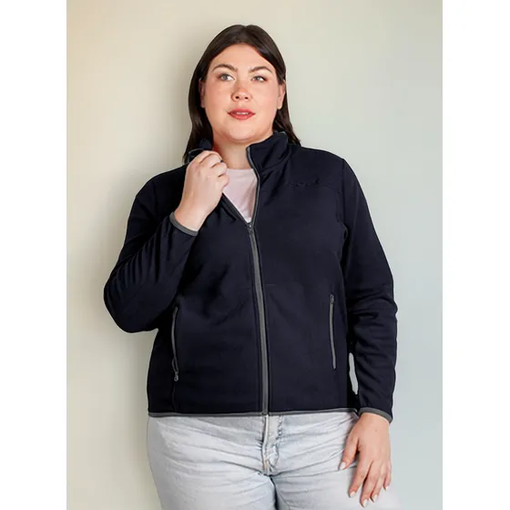 Chamarra Mujer Eco Fleece Fce7597xl Tallas Plus Greenlander