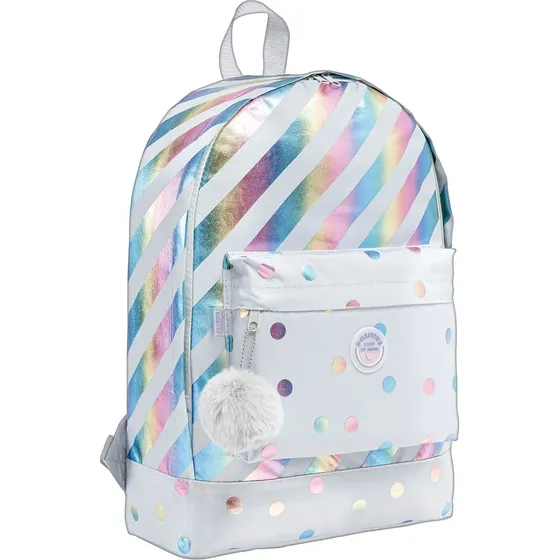 Mochila Lancheira Estojo Box Tilibra Académie Listras Poás