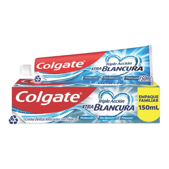 Crema Dental Colgate Triple Acción Xtra Blancura 150ml