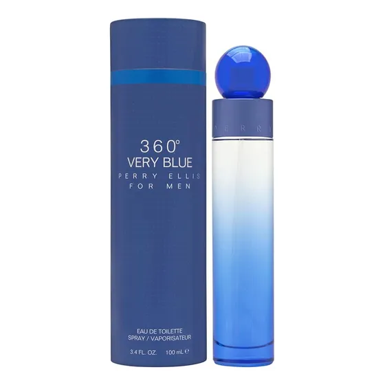 Perfume Perry Ellis 360 Very Blue Eau De Toilette, 100 Ml, P