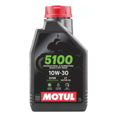 Óleo De Motor Motul Semi-sintético 10w-30 Para Motos E Quadriciclos 1l Unidade Óleo De Motor Motul Semi-sintético 10w-30 Para Motos E Quadriciclos 1l Unidade