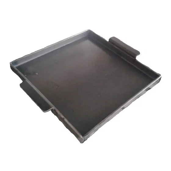 Plancha Bifera Para Cocina O Parrilla 45 X 45 Cm 