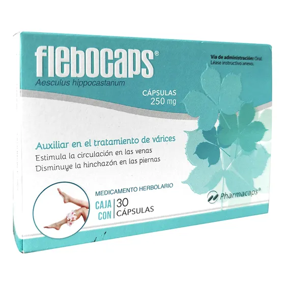 Flebocaps Aesculus Hippocastanum Caja Con 30 Cápsulas