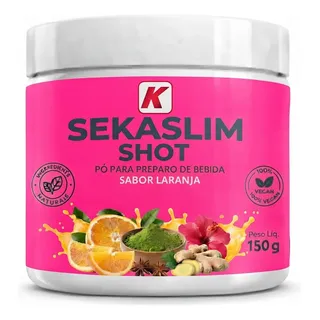 Sekaslim Shot 150g Detox Natural Sabor Laranja Envio Rápido