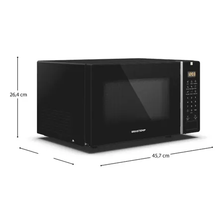 Micro-ondas Brastemp 23l Preto Com Multi Preparos - Bms23ae