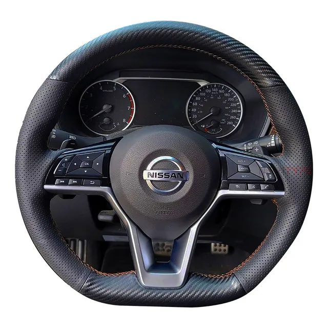 Funda Volante Sentra Kicks March Sentra Versa Xtrail Fibra
