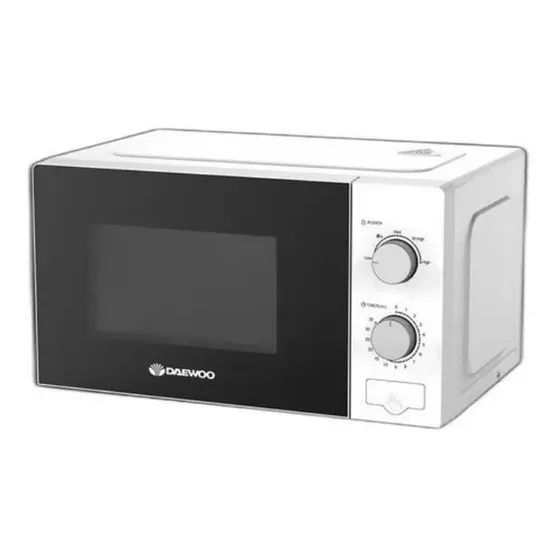 Microondas Daewoo 20 Litros 700w Manual 6 Niveles Blanco